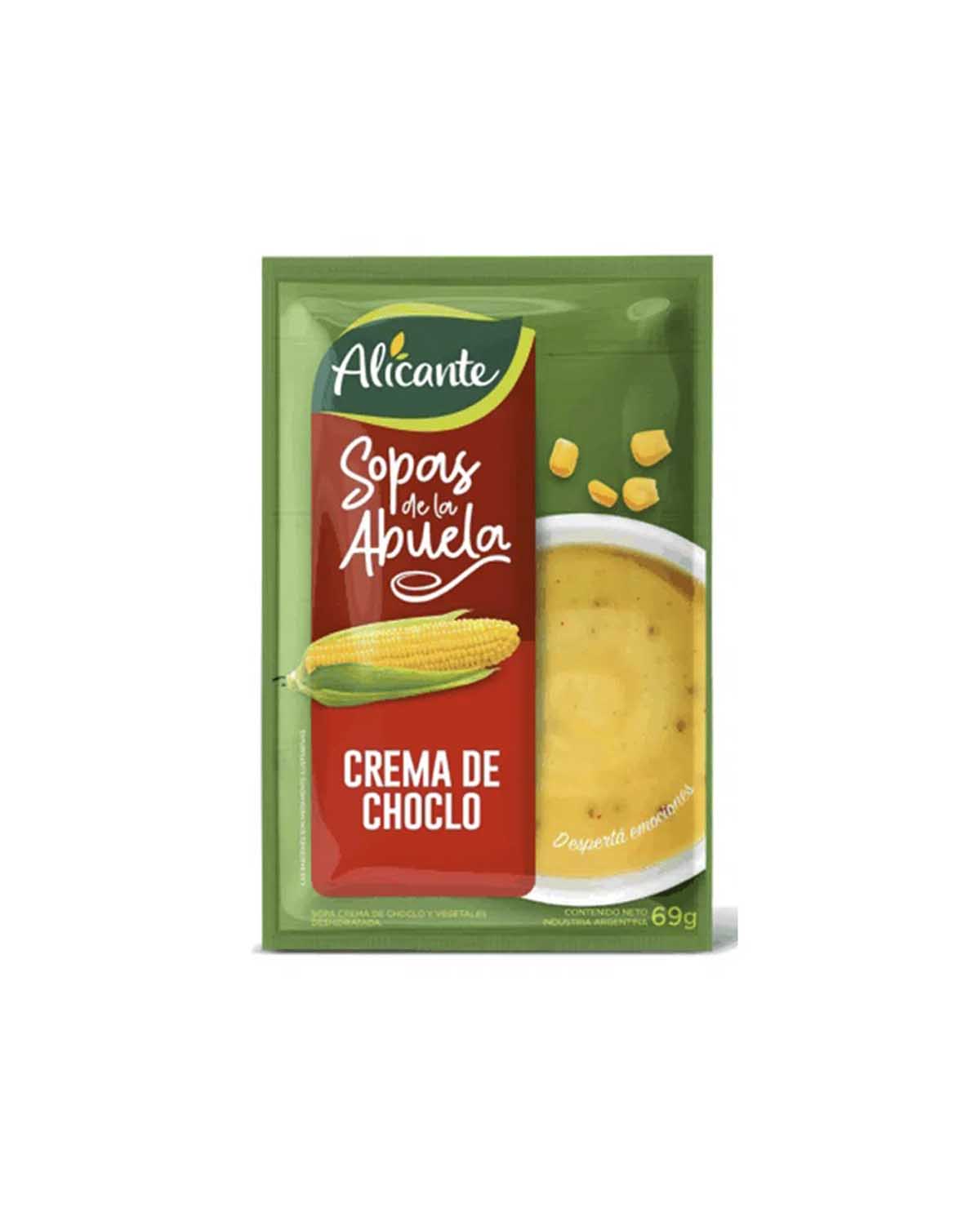 Sopa Alicante Crema de Choclo x 69 Gr
